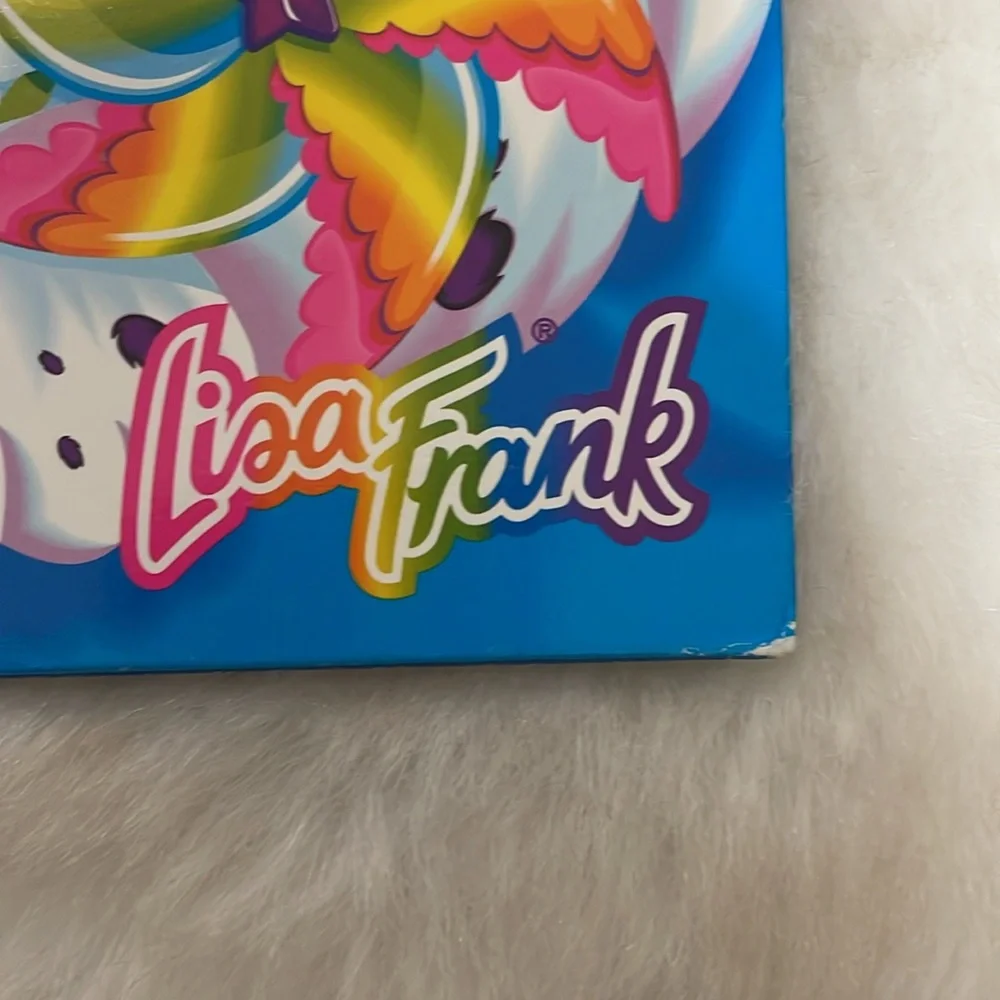 Vintage Lisa Frank folder Violet and Velvet Dog Dogs Colorful Spaniels